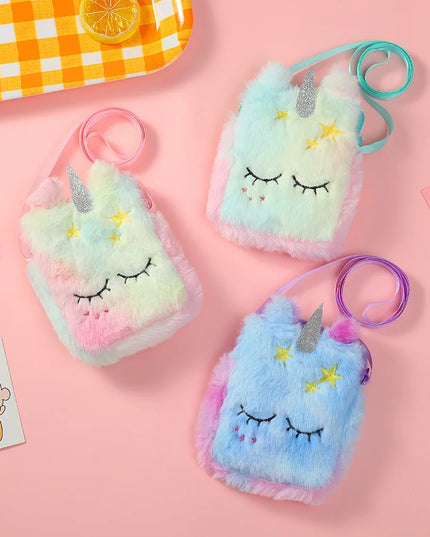 Sleepy Stuffed Unicorn Purse