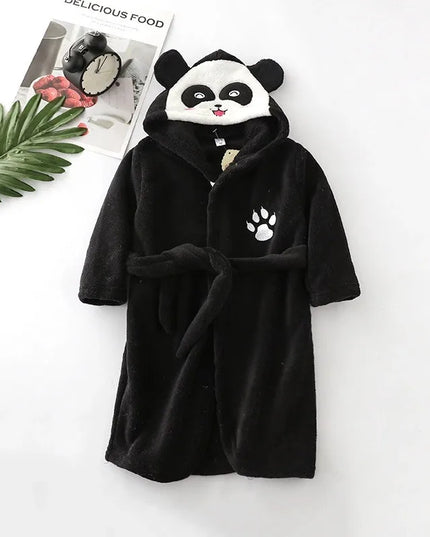 Pink Hooded Unicorn Terry Robe