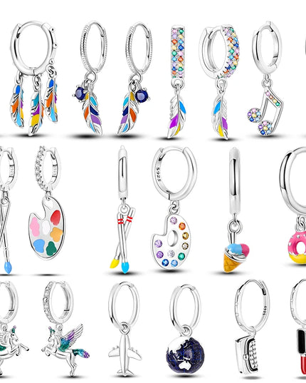 Magical Flying Unicorn Earrings