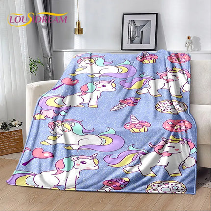 Ultra-Cute Kawaii Unicorn Blanket