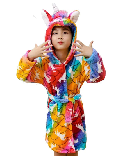 Rainbow Scale Unicorn Character Robe