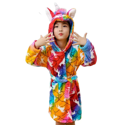 Rainbow Scale Unicorn Character Robe