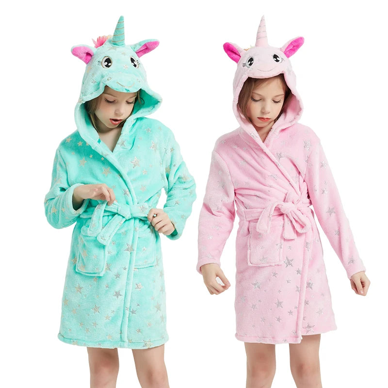 Sparkly Rainbow Unicorn Robe