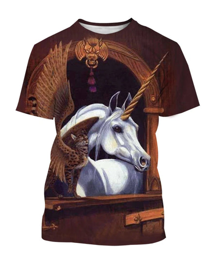 Unicorn Fishing Shirt, Soft Cotton