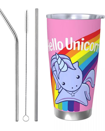 Hello Unicorn Tumbler Set