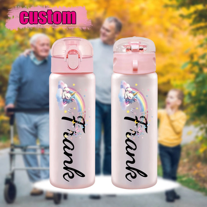 Dreamy Pink Unicorn Water Bottle