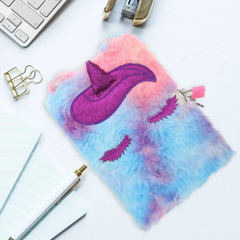 Dreamy Unicorn Notebook With Lock