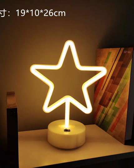 Unicorn & Flamingo Neon Night Light Set
