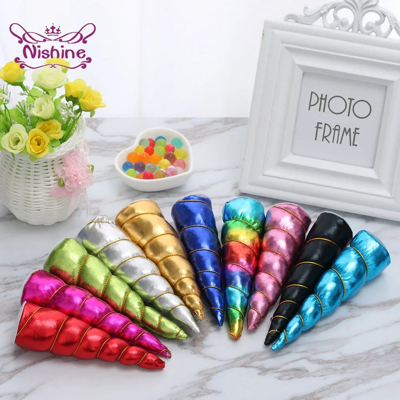 Pink Fluffy Unicorn Horn 3-Piece Pack