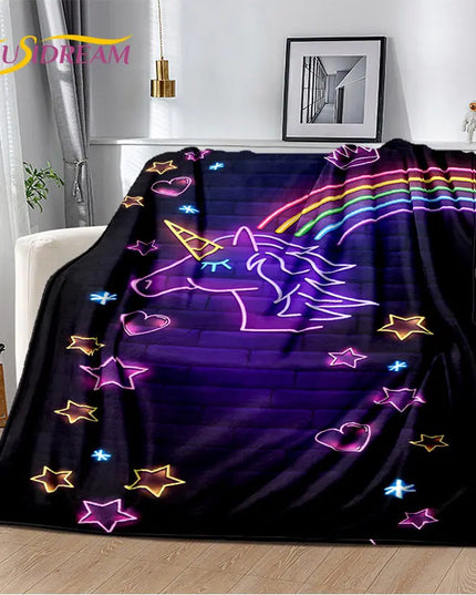 Ultra-Cute Kawaii Unicorn Blanket