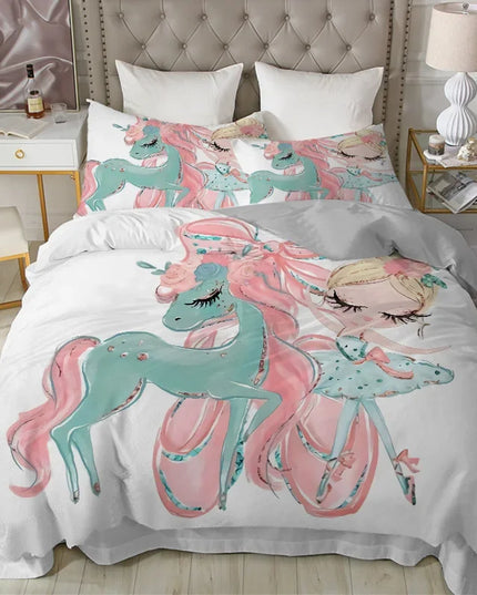Ballet Girl Unicorn Bedding