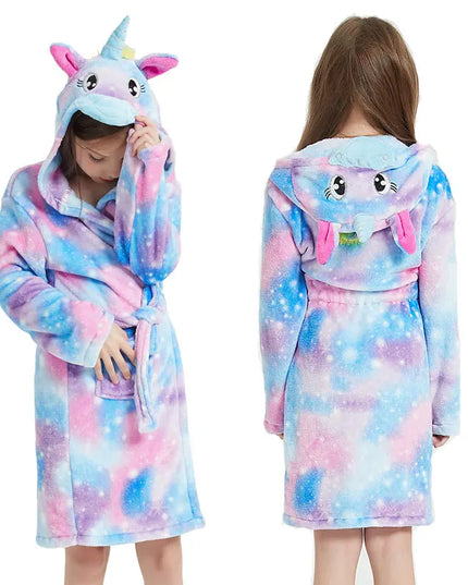 Pastel Galaxy Cute Unicorn Robe
