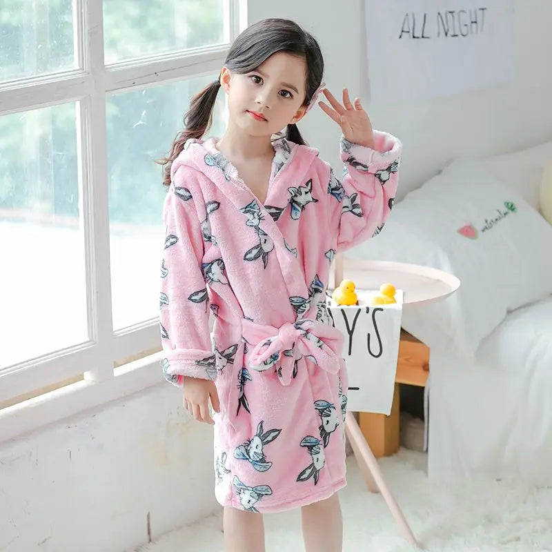 Lavender Hooded Unicorn Robe