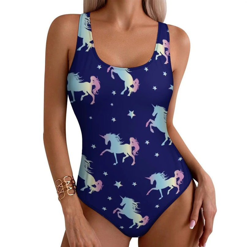 Pastel Unicorn Matching Swimsuit
