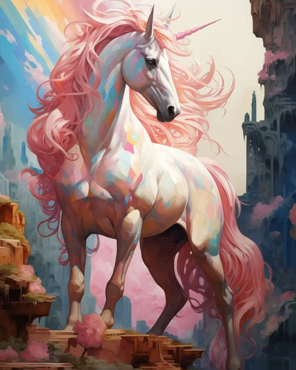 Unicorn Girls Room Wall Art Print