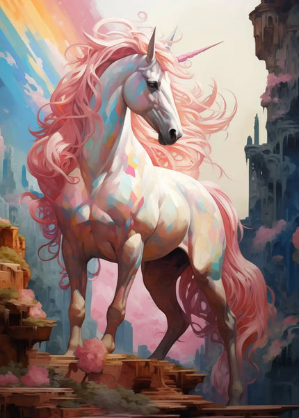 Unicorn Girls Room Wall Art Print