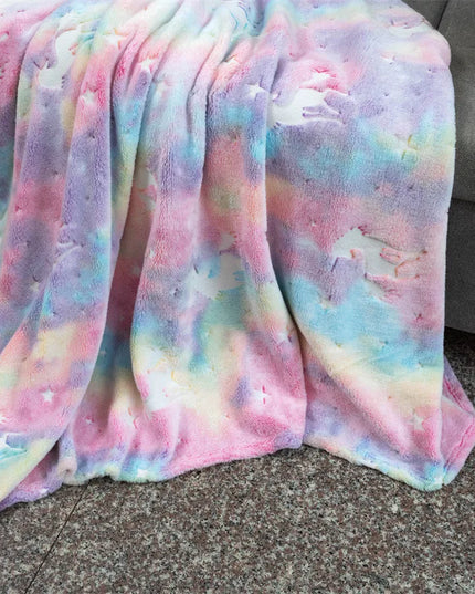 Sweet Pink Unicorn Infant Blanket