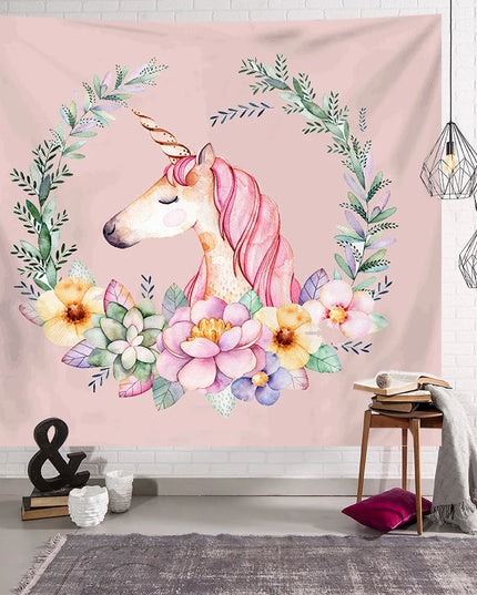 Unicorn Tapestry for Kids Room