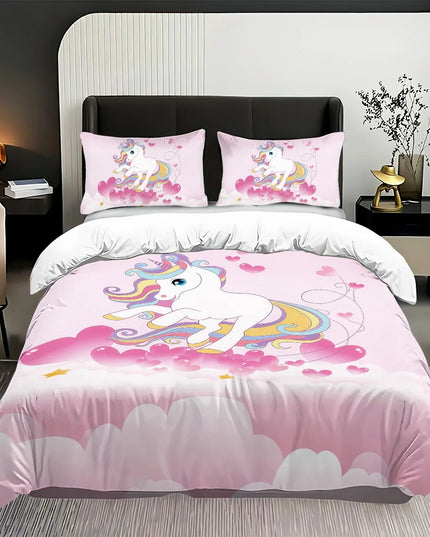 Dreamy Heart Unicorn Bedding