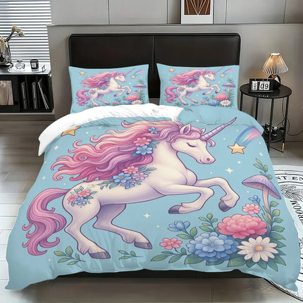 Garden Bloom Unicorn Bedding
