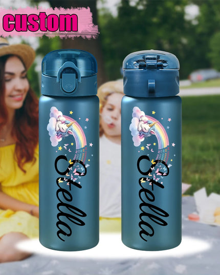 Magical White Unicorn Water Bottle