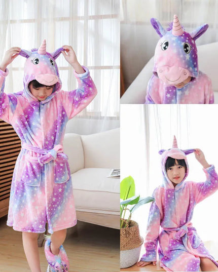 Galaxy Unicorn Robe for Cozy Nights