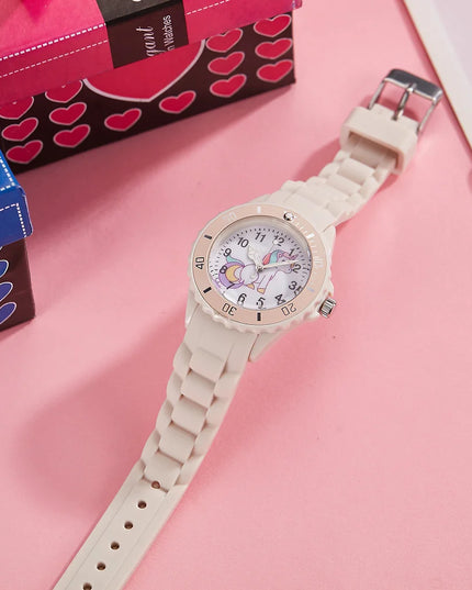 White Unicorn Moon Sport Watch