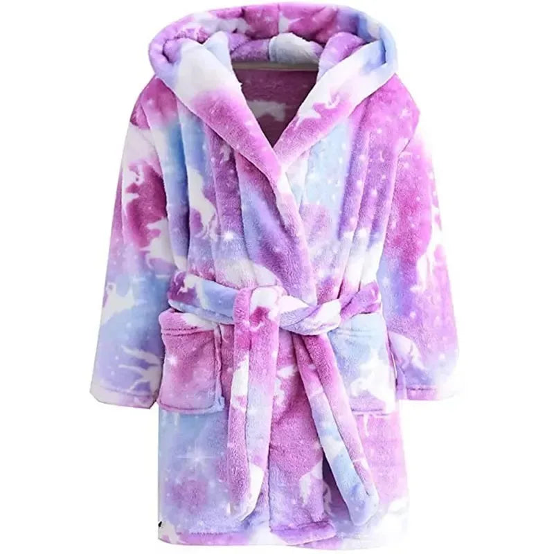 Soft Pastel Unicorn Bath Robe