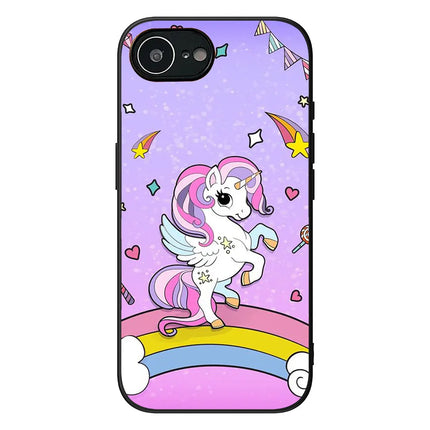 Lavender Party Unicorn Rainbow Case