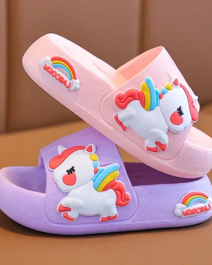 Chunky Fun Unicorn Slippers