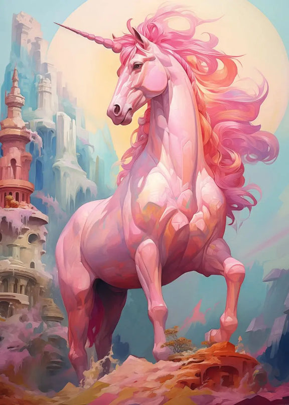 Large Unicorn Canvas Wall Art Print