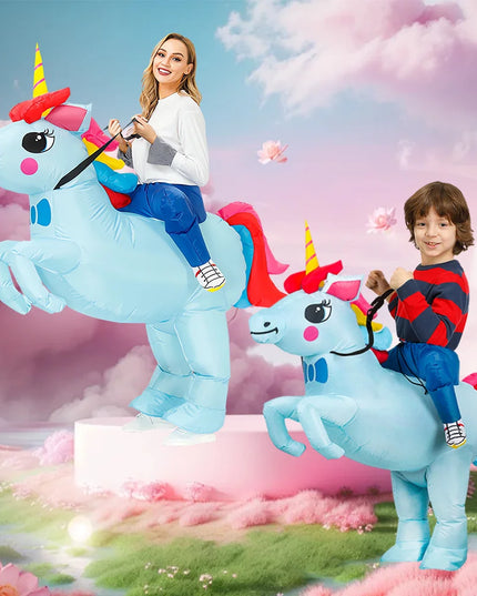 Inflatable Costume Family Set Unicorn