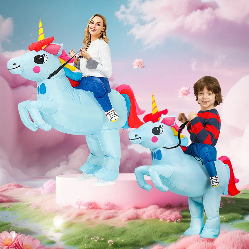 Inflatable Costume Family Set Unicorn