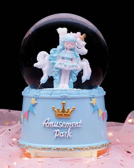 Magical Snow Globe with Unicorn