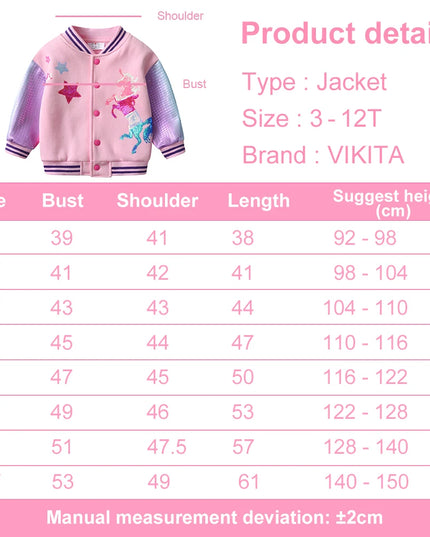 Sparkly Unicorn Sequin Bomber