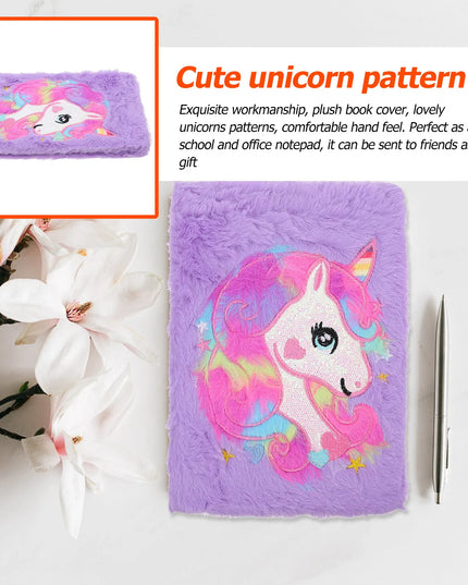 Sweet Unicorn Fur Notebook