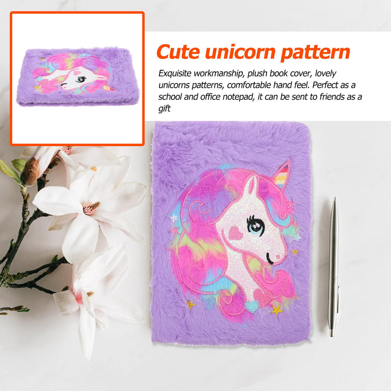Sweet Unicorn Fur Notebook