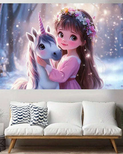 Unicorn Princess Tapestry