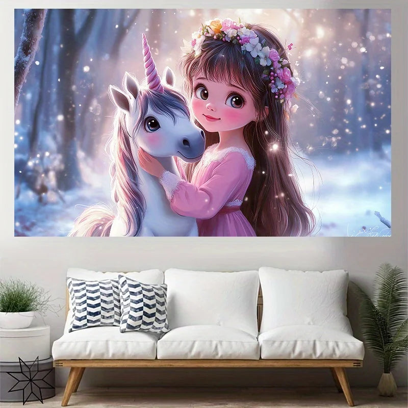 Unicorn Princess Tapestry