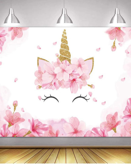 Close-up of the golden stars on the vinyl backdrop