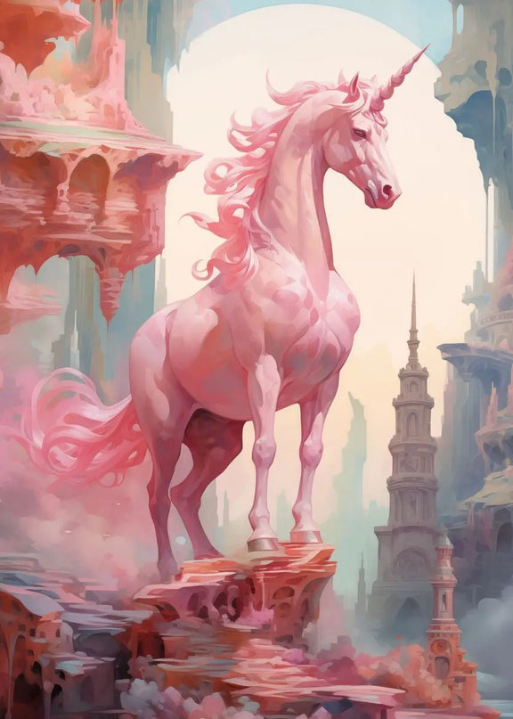 Unicorn Wall Art Poster for Girls