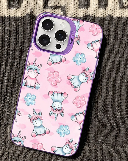 Unicorn Alpaca Pattern Phone Case