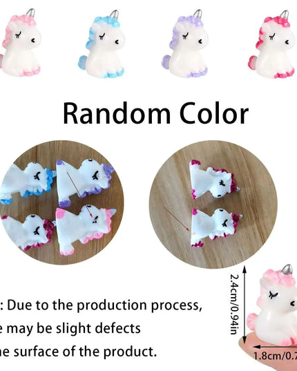 Mini Plastic Unicorn Figurines, 10-20pcs