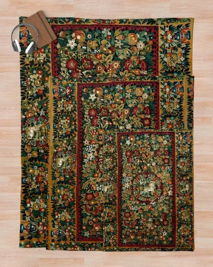 Medieval Unicorn Art Blanket