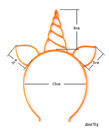 20-Piece Bulk Unicorn Headbands