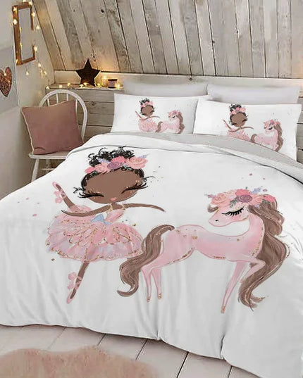 Ballet Girl Unicorn Bedding