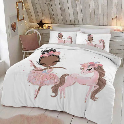 Ballet Girl Unicorn Bedding