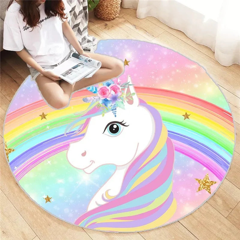 Unicorn Horn Nursery Rug