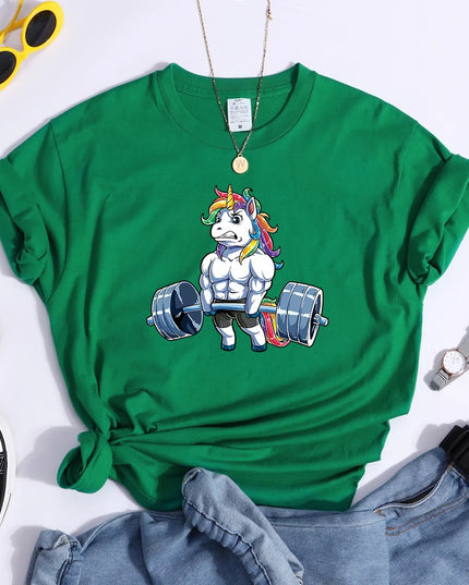 Streetwear Unicorn Shirt, Soft Cotton