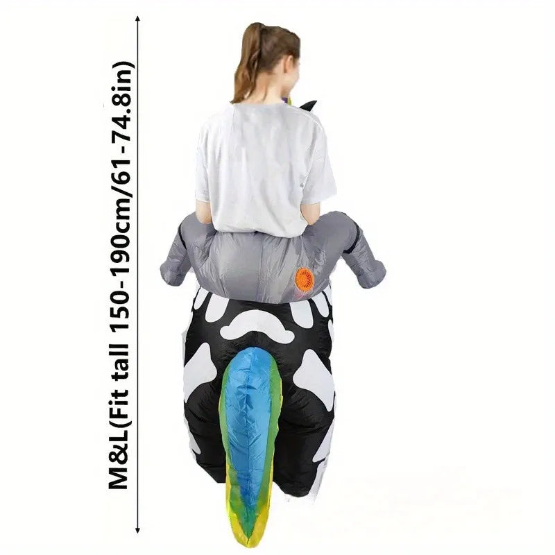 Skeleton Unicorn Rider Costume